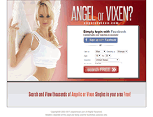 Tablet Screenshot of angelorvixen.com